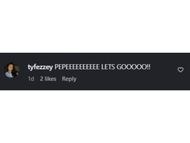 @tyfezzey comments excitedly. Image via Instagram /@pepe.garcia15
